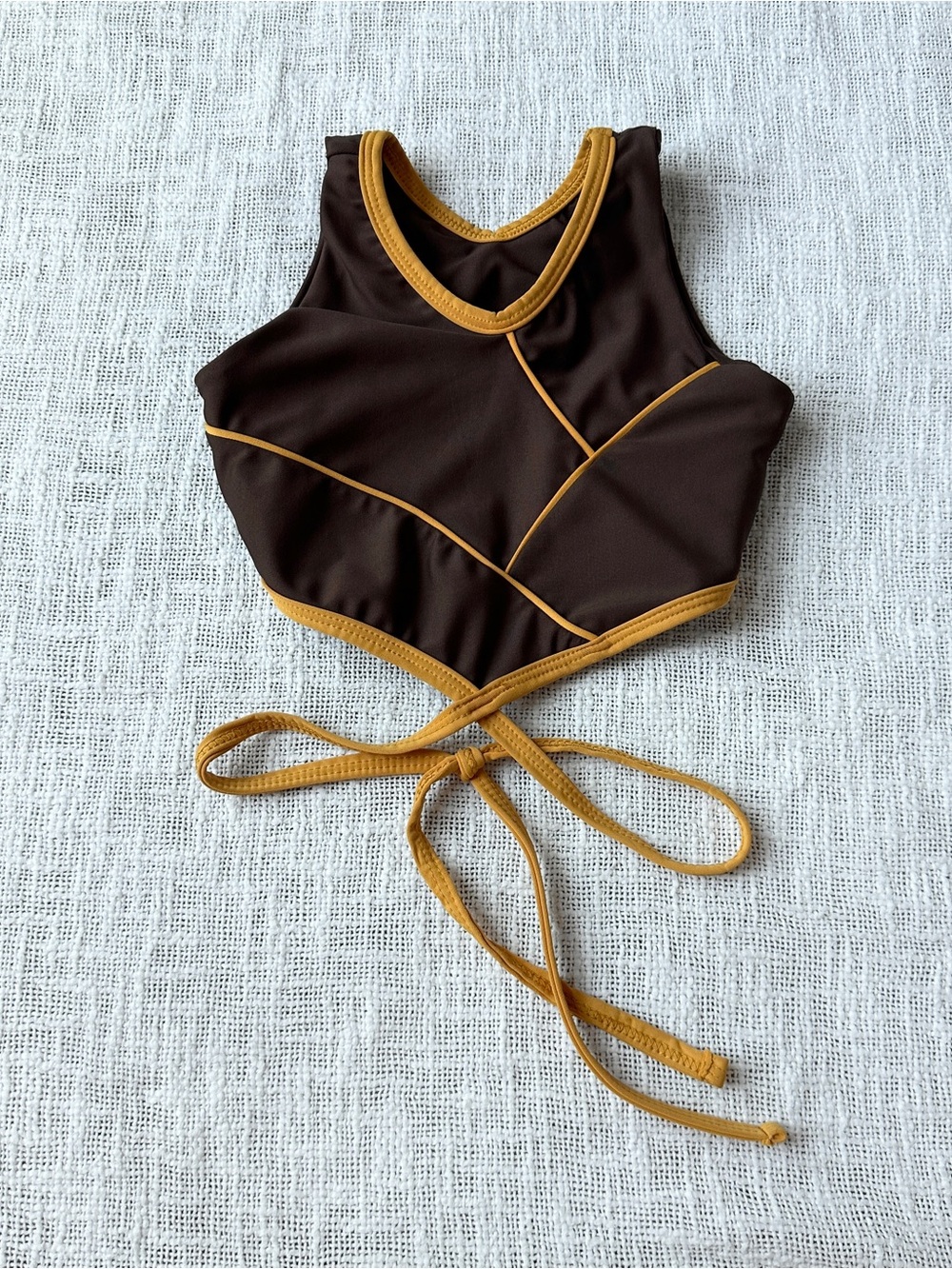 Tiger Friday Backless Tied Triangle Tank Top 🐅 Size Youth Large